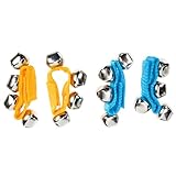 Uonlytech 4 Stück Teiliges Wrist Bells Handgelenk Glöckchen Armbänder mit Klarem Klang Feine Verarbeitung Dekorativ für Party und Festival Geeignet zum Musizieren