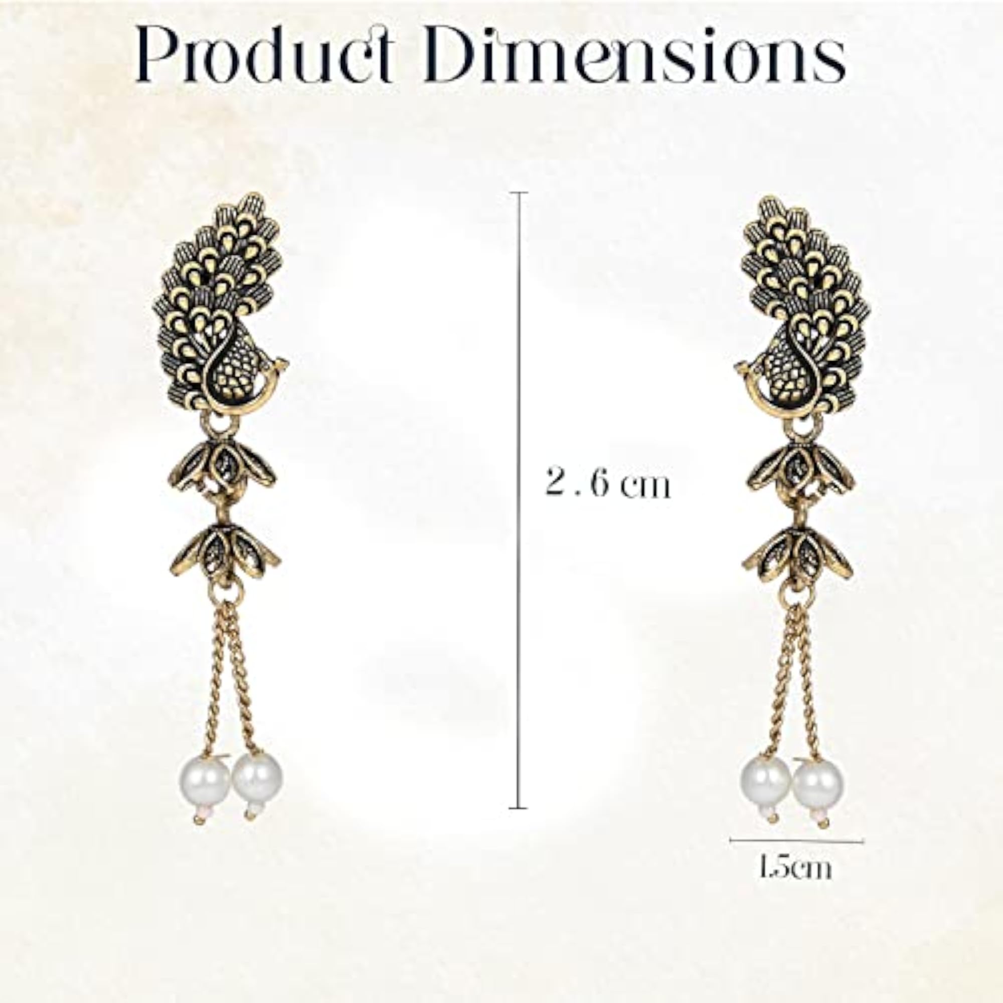 Traditional Peacock Jhumka Earrings - Ideal Gifting Accessory