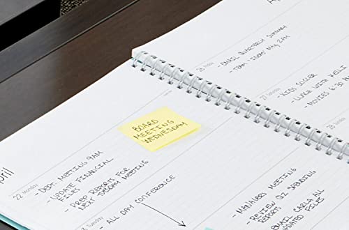 Post-it Notes, 1 /3/8 x 1 7/8 in, 12 Sticky Notes Pads, 100 Sheets per Pad, Canary Yellow, The Original Post-it Note, School Supplies and Office Products - image 3