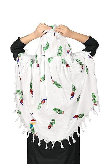 Image of ladies face protection cotton scarf, protection from uv rays, scarf of cotton, cotton face mask for summer, white hijab for girls, two wheeler scarf for ladies.