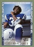 1999 Topps #339 Edgerrin James RC - Indianapolis Colts (RC - Rookie Card/NFL Draft Picks/Short Print)