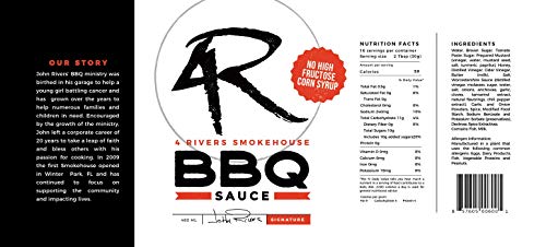 BBQ Sauce – 4 Rivers Smokehouse Barbecue Sauce – Signature Barbecue Sauce – 16 fl. oz. - Thumbnail 6
