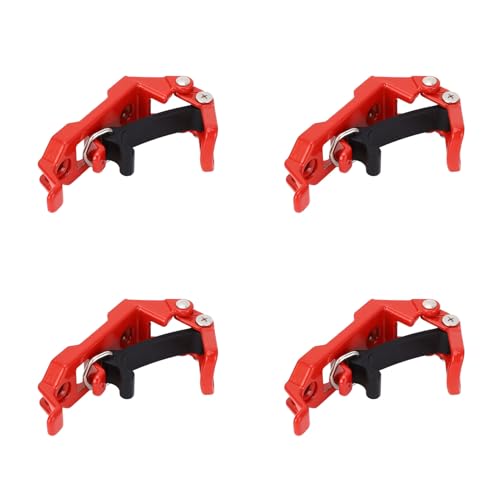 Supports de pelle toit avec support serrage métal robuste rouge - 6