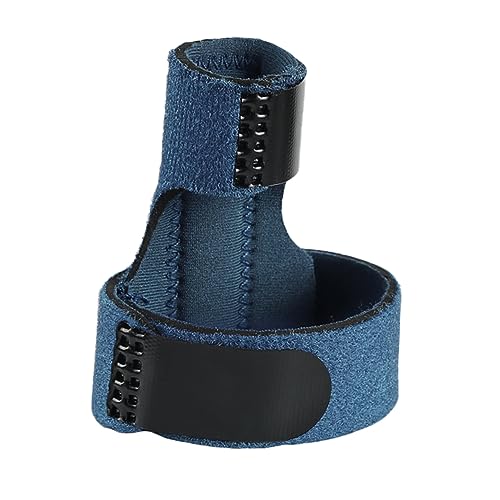 BUTIFULSIC Finger Strap Pencil Dispenser Fixed Splint Replacement Heel Tips Square Finger Splint Brace Finger Support Protector Button Aid Adjustable Support Plate Tool Blue Aluminum Alloy