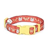 DC Comics League of SuperPets Collar para perro PB Wonder Woman, pequeño, con licencia oficial de DC League of SuperPets PB | Collar para perro pequeño estilo DC Wonder Woman con anillo en D para