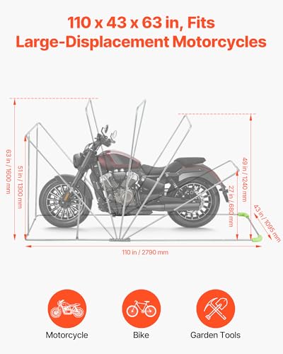 VEVOR Motorcycle Storage Shelter