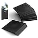 Price comparison product image Flexzion DVD CD Sleeves 100 Pack - Premium Paper CD Sleeves for Blank CDs for Burning Music Movie Video Game Disc - Thick Disc Sleeve CD Envelopes Storage with Window Cutout and Flap, Black