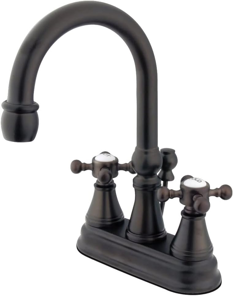Kingston Brass KS2615BX 4 in. Centerset Bathroom Faucet, Oil Rubbed Bronze