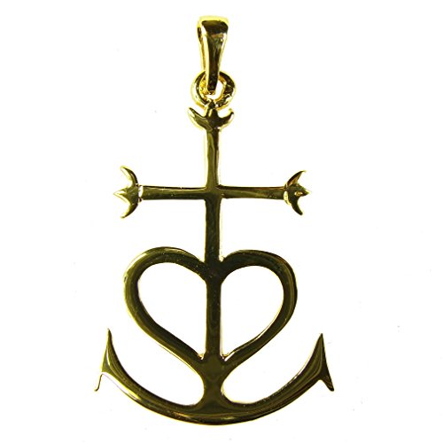 Souvenirs de France - Croix de Camargue - Matériau : Plaqué Or