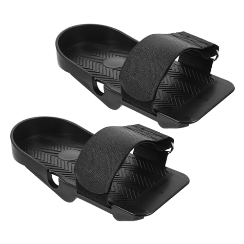 NULYLU 1Pair Adjustable Flat Pedals for Rowing Machine Anti-Skid Exercise Equipment Indoor Fitness Supplies Comfortable Foot Pedal Design for Home Workouts Joint-Friendly Performance