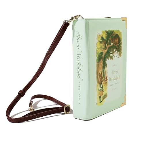 Image of Clutch Purse Large, Book Shaped Crossbody Bag, Vegan Leather Book Wallet, Book Lover Gift Handbag, Shoulder Bag