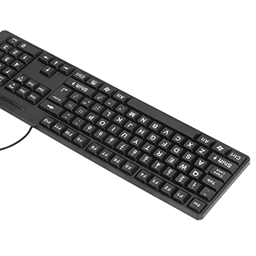 Clavier à grands caractères durable et robuste en ABS Plug and Play
