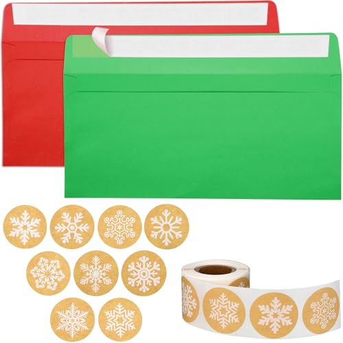 Lot de 100 enveloppes pour cartes cadeaux, parfaites pour vos courriers de vacances