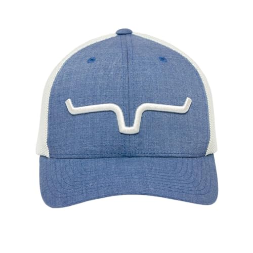 Image of Kimes Ranch Men's Indigo Upgrade Weekly Mesh-Back Trucker Cap