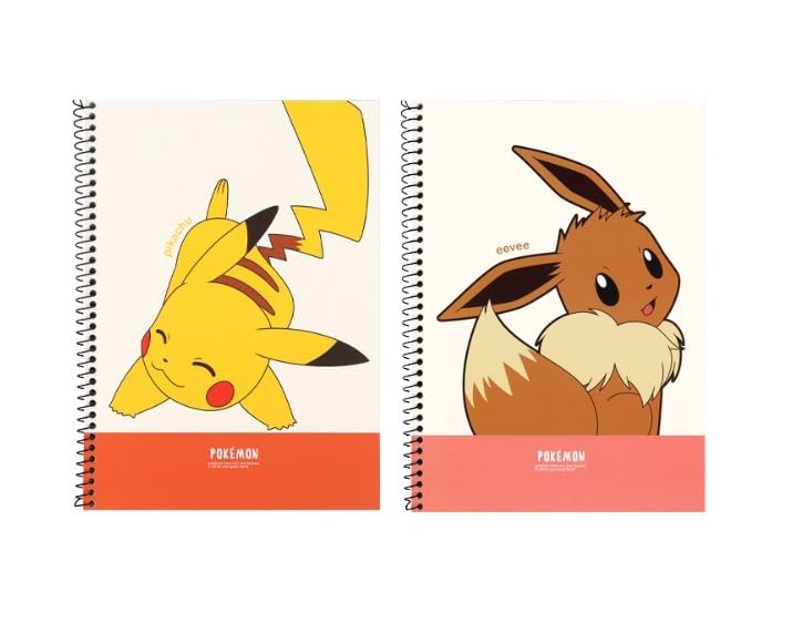 Carnet à spirale vierge Pikachu pour dessiner et noter