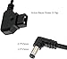 Uonecn Dtap to Right Angle DC Power Cable 12V 2.1mm for KiPRO LCD Monitors Lectrosonic Lowel Blender LED PowerTap-Lectro Devices