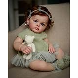 reborn baby girl twins Reborn Girl Baby Dolls Augen: hochwertiges Acryl, kann nicht blinzeln. Haar: Zartes langes Haar, können Sie schneiden, waschen und auf jeden Stil setzen.