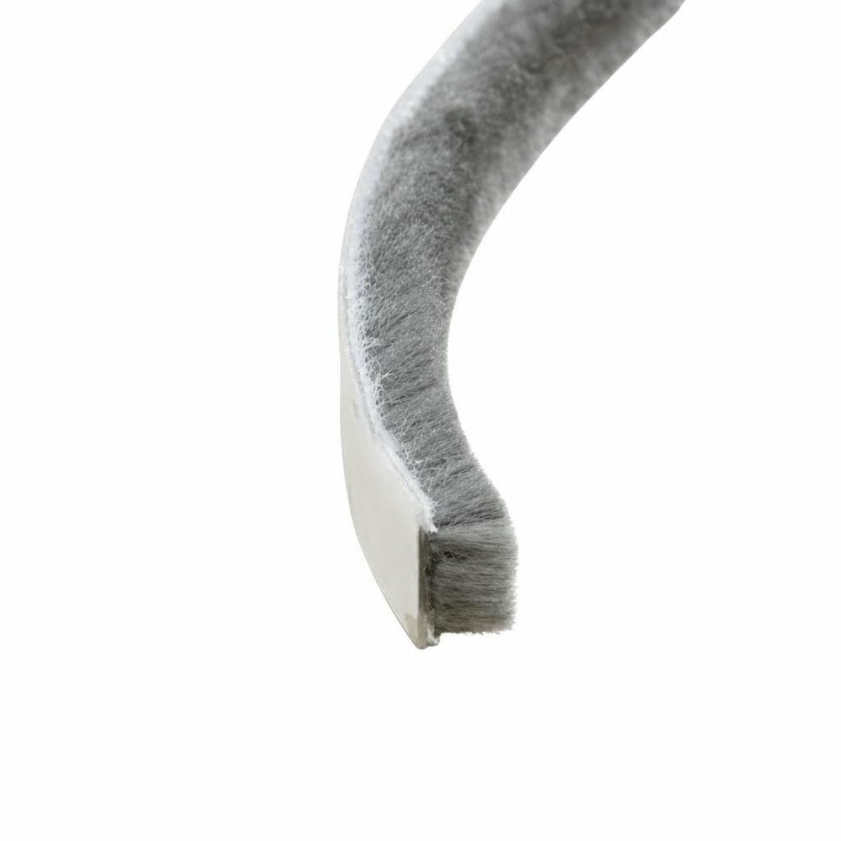 Tbskuy Grey 9X 5Mm 5/10/20M Self-Adhesive Wool Sealing Strip, Aluminum Alloy Door And Window Insulation, Sound Insulation, And Collision Prevention-10M