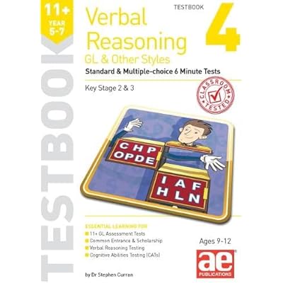 11+ Verbal Reasoning Year 5-7 GL & Other Styles Testbook 4