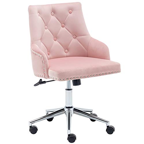 QUSYZD Silla de Oficina ergonómica Muebles para el hogar Silla de Oficina con Respaldo Alto Silla de Escritorio Silla de Trabajo de Escritorio de Terciopelo Moderna co,