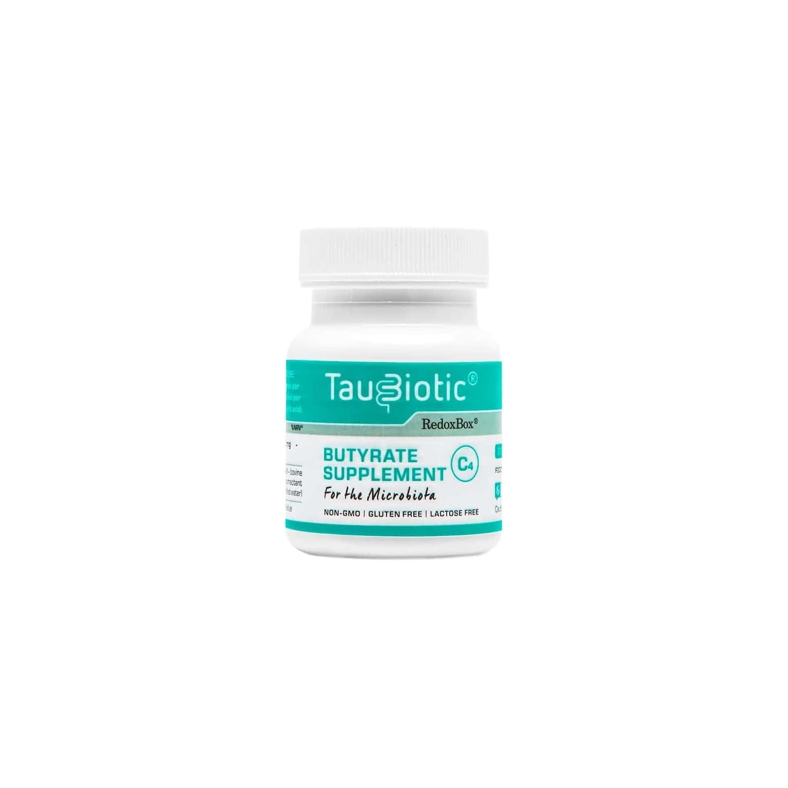 TauBiotic® 30 caps. by RedoxBox® - Butyrate (tributyrin) Gut Microbiota & Digestion Support.
