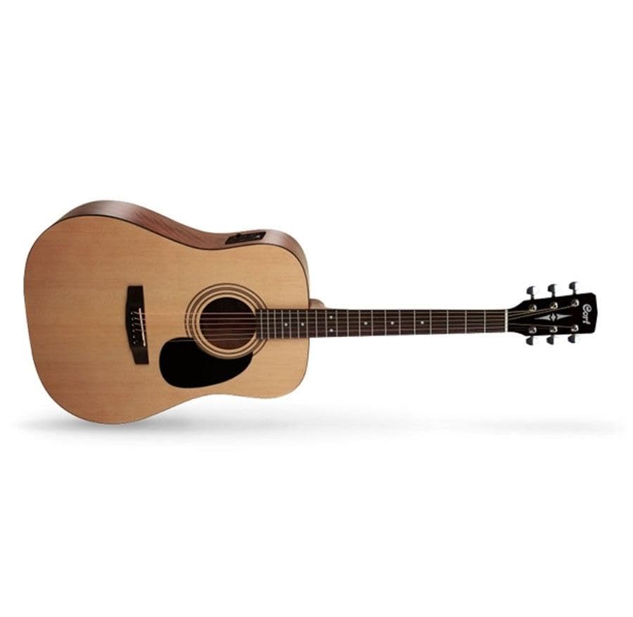 Image of Cort Semi-Acoustic Guitar, Spruce Top, Mahogany Back & Sides, Merbau Fingerboard, Onboard Electronics AD300E OP