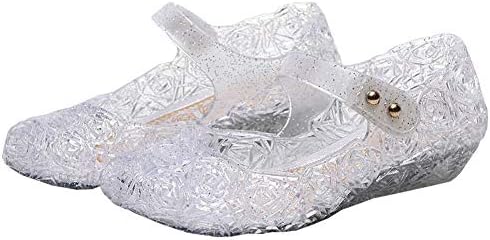 Vokamara Princess Girls Sandals Jelly Mary Jane Dance Party Cosplay Shoes for Kids Toddler
