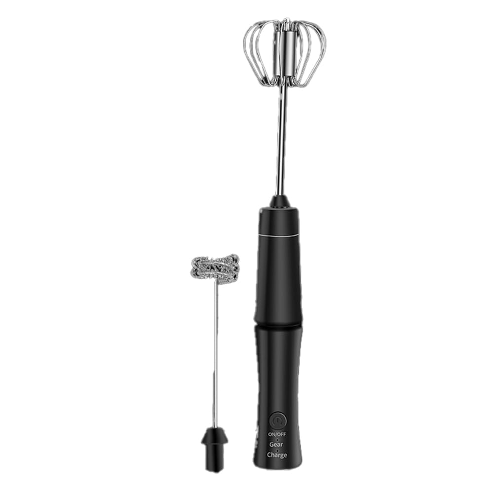 tiyao Milk Frother Handheld Foam Maker for Lattes Coffee Whisk Mixer Foamer for Cappuccino Frappe Matcha Frothing Wand