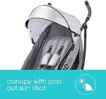 Summer Infant 3Dlite Convenience Stroller, Gray - Lightweight Stroller with Aluminum Frame, Large Seat Area, 4 Position Recline, Extra Large Storage Basket - Infant Stroller for Travel and More