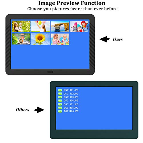 Atatat Digital Photo Frame With 1920X1080 Ips Screen, Digital Picture Frame Support Adjustable Brightness,Photo Deletion,1080P Video,Music,Slideshow,Remote,16:9 Widescreen (8 Inch) #TOP3