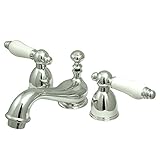 Nuvo ES3951PL Elements of Design Chicago 2-Handle 4' to 8' Mini Widespread Lavatory Faucet with Brass Pop-Up, 4-1/2', Polished Chrome