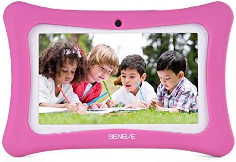 Tablets for Kids,Andriod 7.1 Edition Tablet with 1GB RAM 8GB ROM and WiFi,Kids Software iWawa Pre-Installed. (Pink)