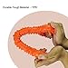 Pelwope Dog Toys for Aggressive Chewers, Durable Dog Chew Toys for Small Meduium Large Dogs Breed, Super Chewer Dog Toys for Boredom and Stimulating - Orange