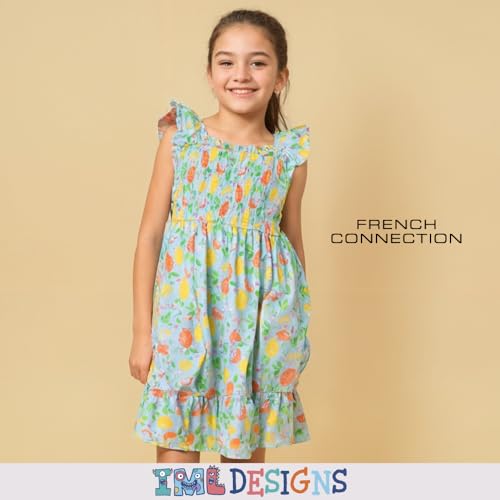 Vestido casual suave para niñas que evita el calor gracias a sus mangas voladas 6