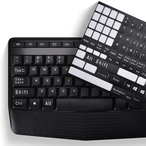 Pegatinas de Teclado Inglés Universal para PC y Laptop miniatura 1