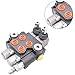 Hydraulic Control Valve, 2 Spool 11 GPM 3625 PSI SAE Ports, Double Acting Hydraulic Valve for Tractors Loaders Log Splitters