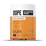 Dope Caffeine Free Pre-Workout Powder | Strawberry Lime | 510g | 30 Servings | Stimulant Free | 3.2g Beta Alanine | 3g Creatine | Citrulline AAKG Blend | Vitamin B6 | Power, Endurance Recovery