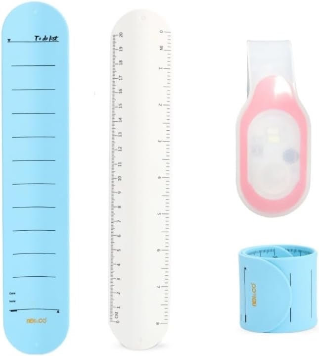 nex&co Nursing Lights for Night Shift, Nurse Light Clip On and 2 Pack Wearable Nurse Notepad (Wristband Write On Memo), Nurse Accessories for Work, Nurse Essentials, Nurse Gifts for School Graduation
