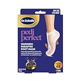 Dr. Scholl's Pedi Perfect Warming Paraffin Spa-Inspired Foot Mask-Hydrating Blend of Paraffin Wax, Coconut, Argan & Jojoba Oil, Helps Restore & Moisturize Dry, Cracked Feet at Home, Reusable up to 4x