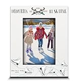 BELLA BUSTA-Memories are Made While Skating Picture Frame- Skates Theme, Adventures, Family, Friends, Ice Skating, skating enthusiasts Keepsake (Skating 5x7 Vertical)