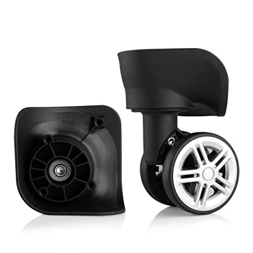 Luggage Wheel,Luggage Suitcase Wheels, 360 Degree Swivel Luggage Mute Wheel Suitcase Replacement Repair Wheels Parts Spinner (W137#)