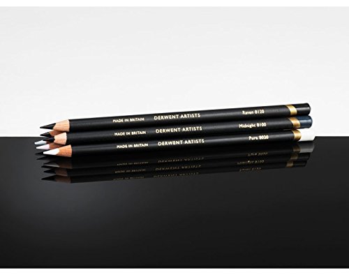 Derwent Artists Black & White Pencils, Set Of 6 Art Pencils (2302342) #TOP5