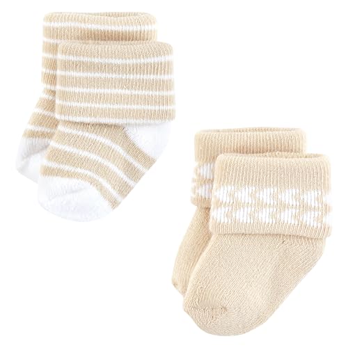 Image of Hudson Baby Baby 8-pack Cotton Rich Newborn and Terry Socks
