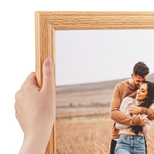 ArtToFrames 10x24 Inch Brown Picture Frame This 1.25 Inch Custom Poster Frame is Honey | Comes with Economy Acrylic and Corrugated Backing