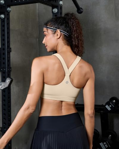 Image of RUNNING GIRL Sports Bras for Women, Molded Cup High Impact Sports Bra Workout Bras for Women High Support Racerback