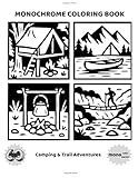  Camping & Trail Adventures Coloring Book: Outdoor Camping & Hiking Scenes for Adults & Kids – Relaxing Tents, Campfires, Mountains, Lakes & Trails – Fun Nature Coloring Pages for Stress Relief & Gifts