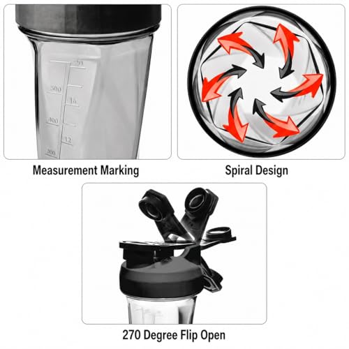 Image of Tritan Pro Shaker For Gym with Steel Ball (750 ml), Protein Shaker Bottle Gym Bottle Shaker Bottles Protein Shaker Gym Shaker Bottle gym Shaker