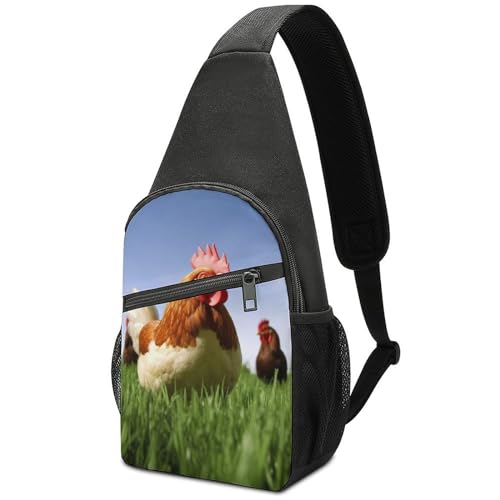 Bolso bandolera tipo sling para senderismo y uso casual miniatura 1