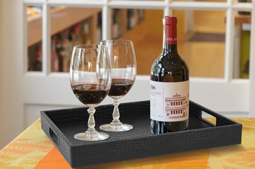 Plateau de service rectangulaire HofferRuffer 41x31 cm pour table basse et cuisine