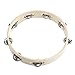 Musfunny Tambourine Ring for Adults 10 inch Hand Held Drum with Metal Jingles Bells Percussion Instrument Gifts for Musical Education Party Church KTV (10 inch Ring)